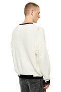Maglione dettagli a contrasto e rotture