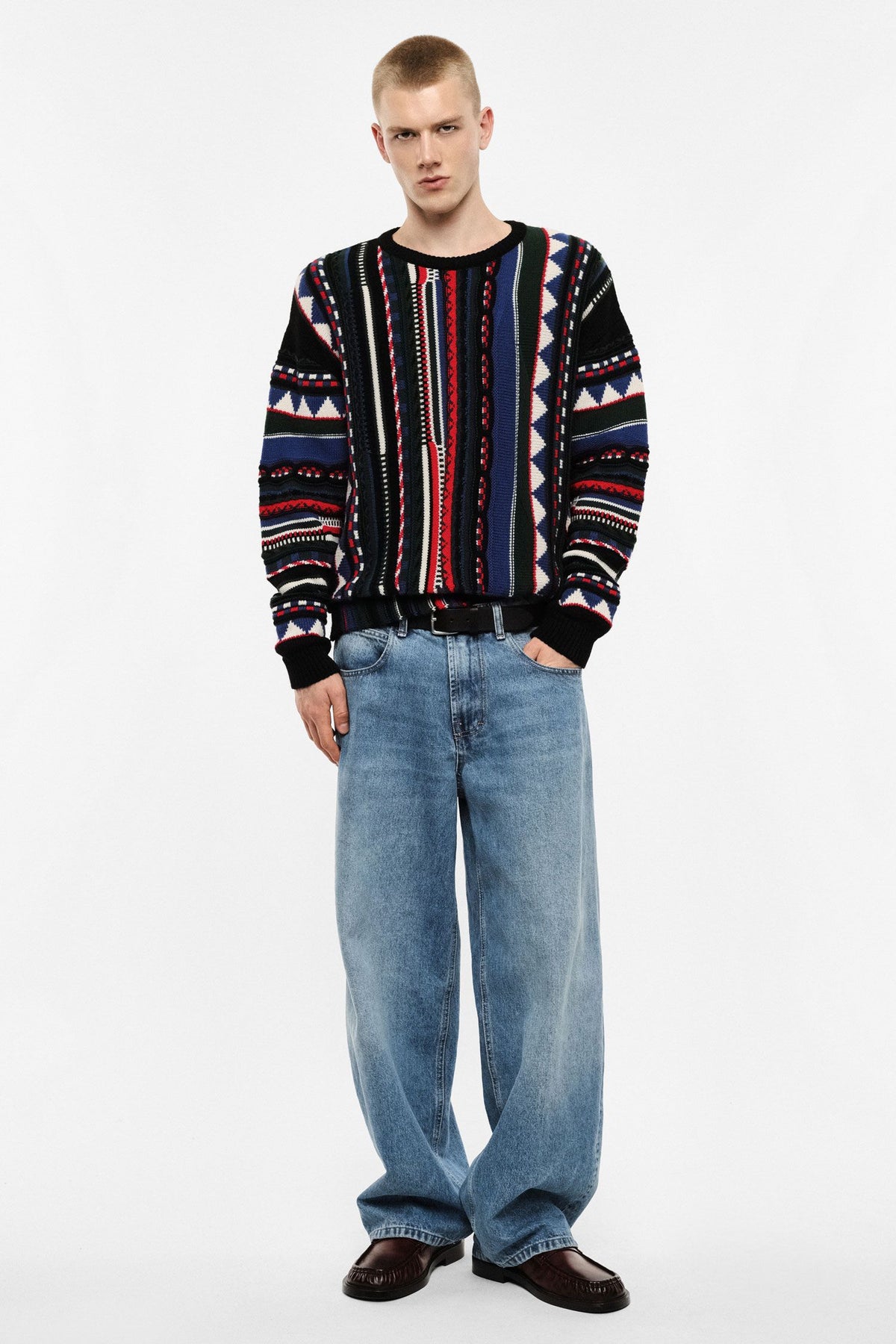 Jeans blu baggy-fit