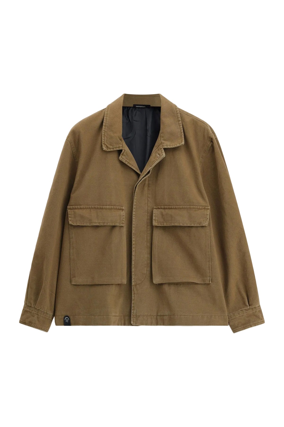 Giacca di jeans Camel foderata