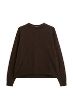 Maglione moro con motivo lavorato