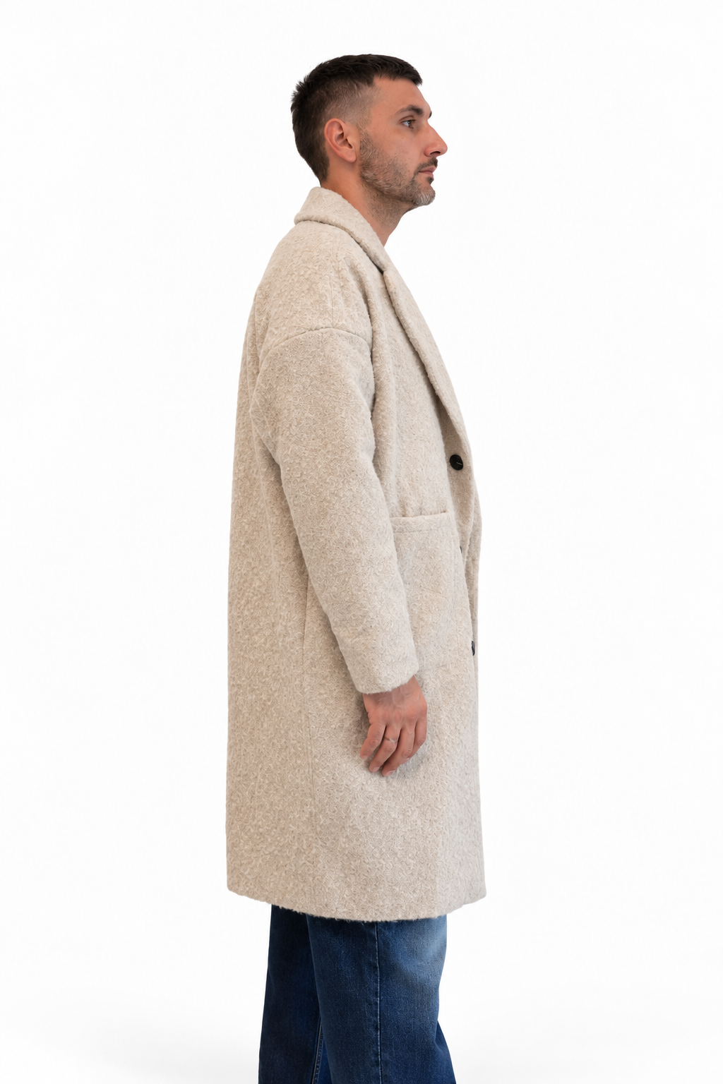 Cappotto beige over