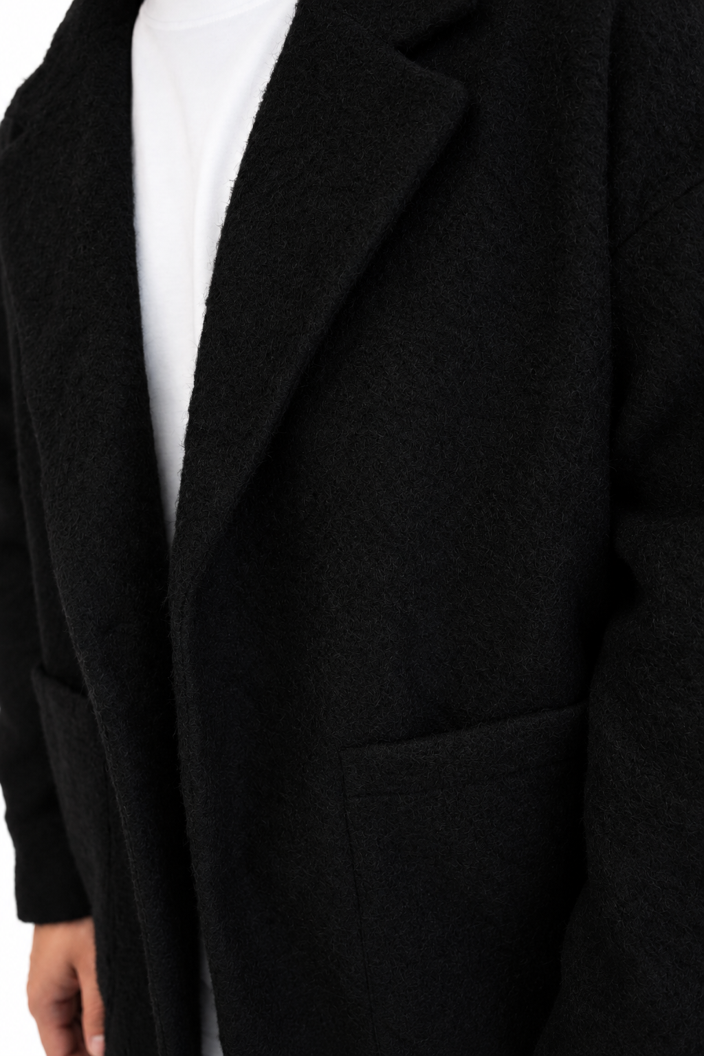 Cappotto nero over