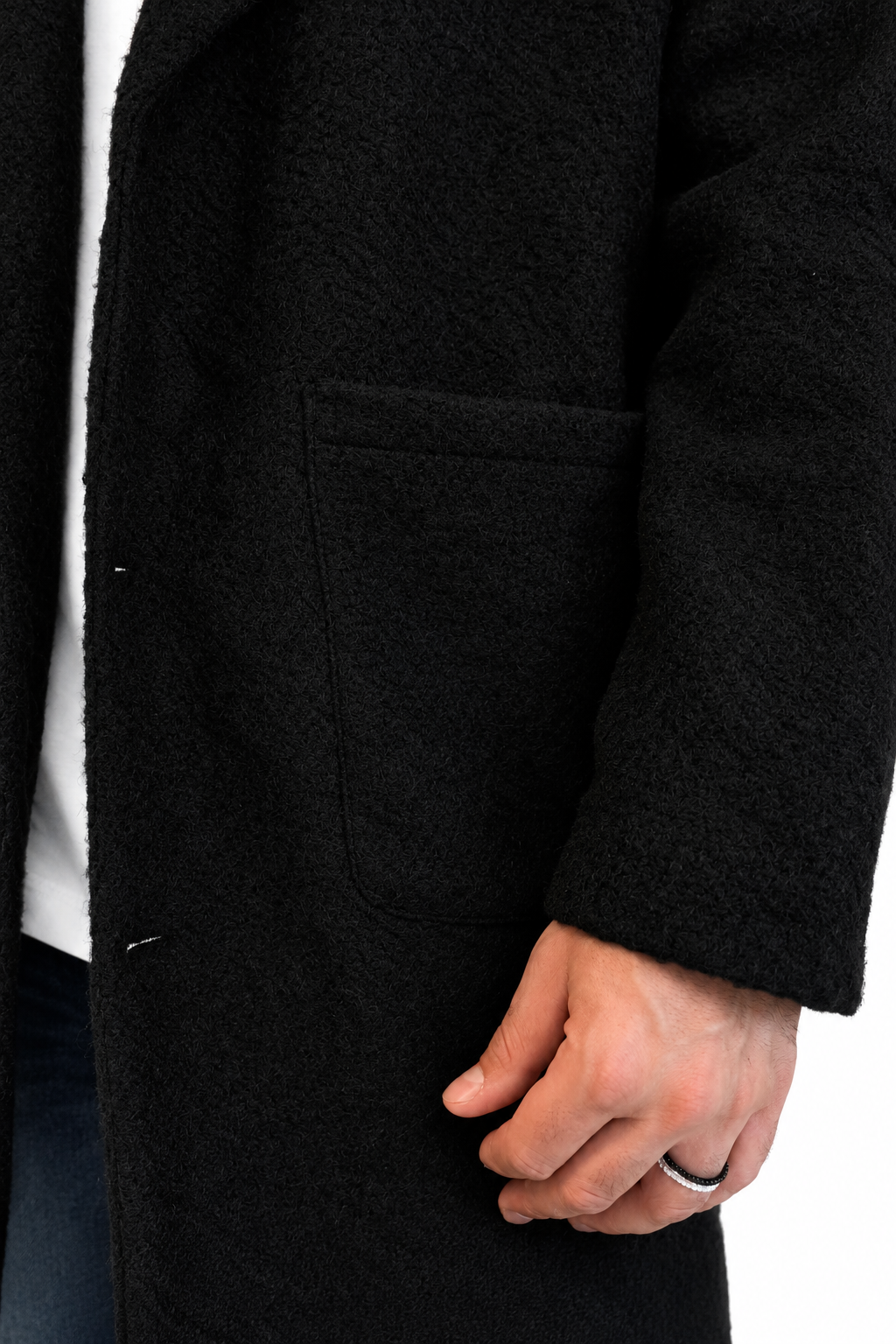 Cappotto nero over