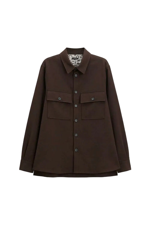 Camicia moro con tasche