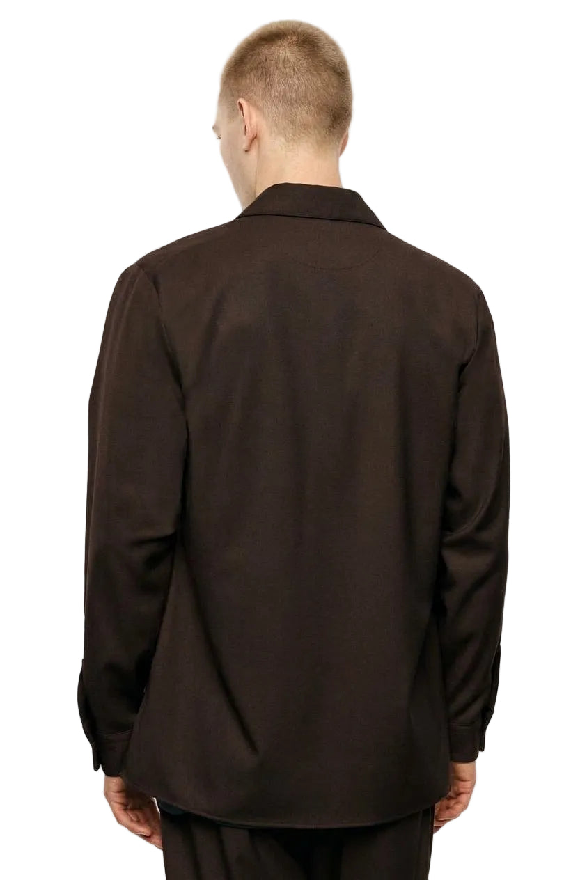 Camicia moro con tasche