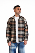 Camicia marrone quadri