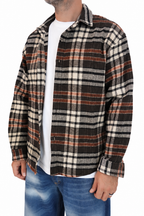Camicia marrone quadri