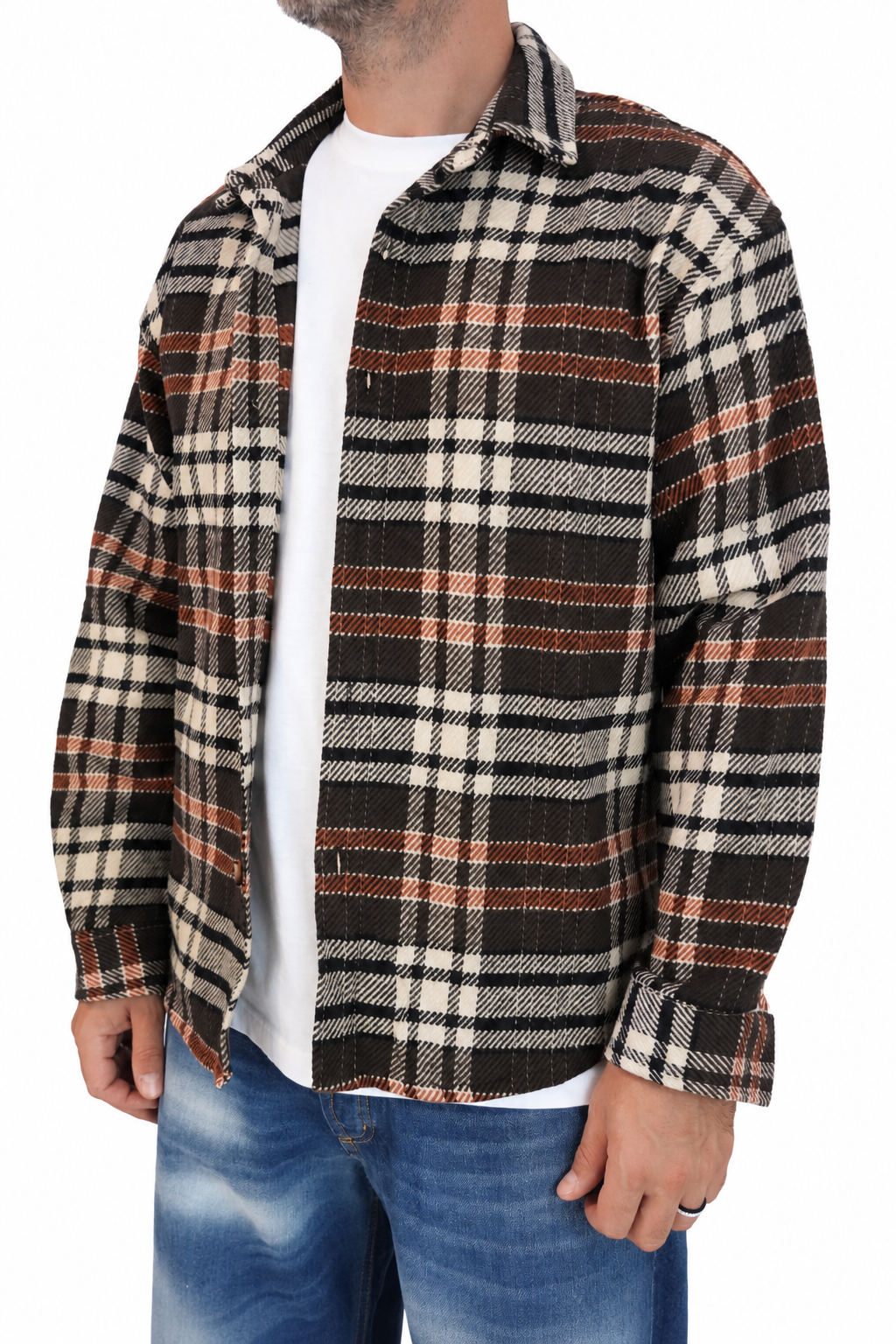 Camicia marrone quadri