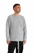 Maglione grigio over