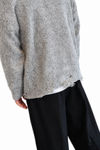 Maglione grigio over