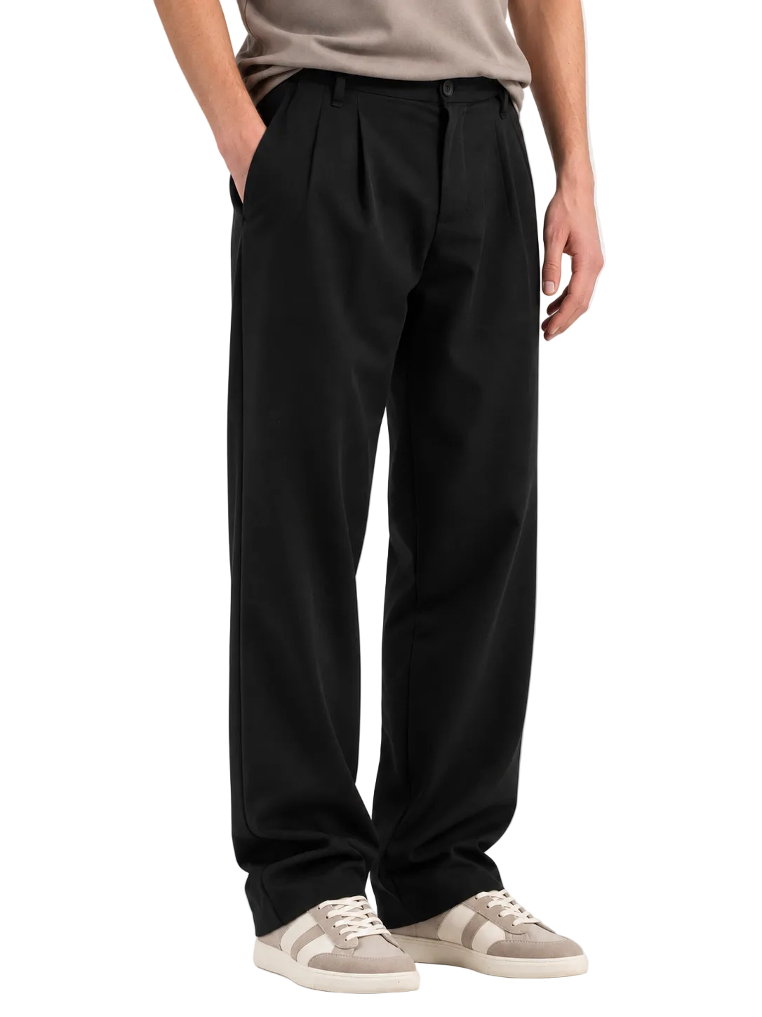 Pantalone Baggy nero da abito