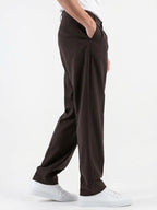 Pantalone baggy caffè