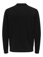 Polo manica lunga Onsloui Nero/Desert/Coffee