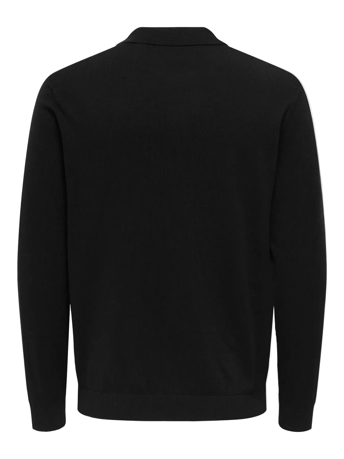 Polo manica lunga Onsloui Nero/Desert/Coffee
