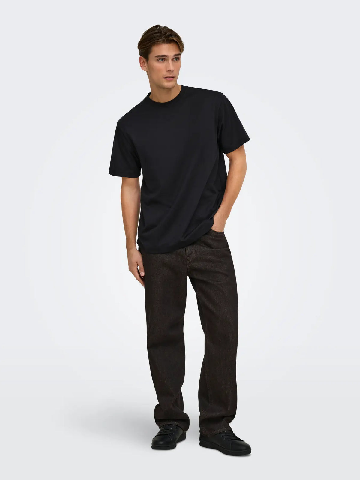T-shirt Fred Nera-Bianca