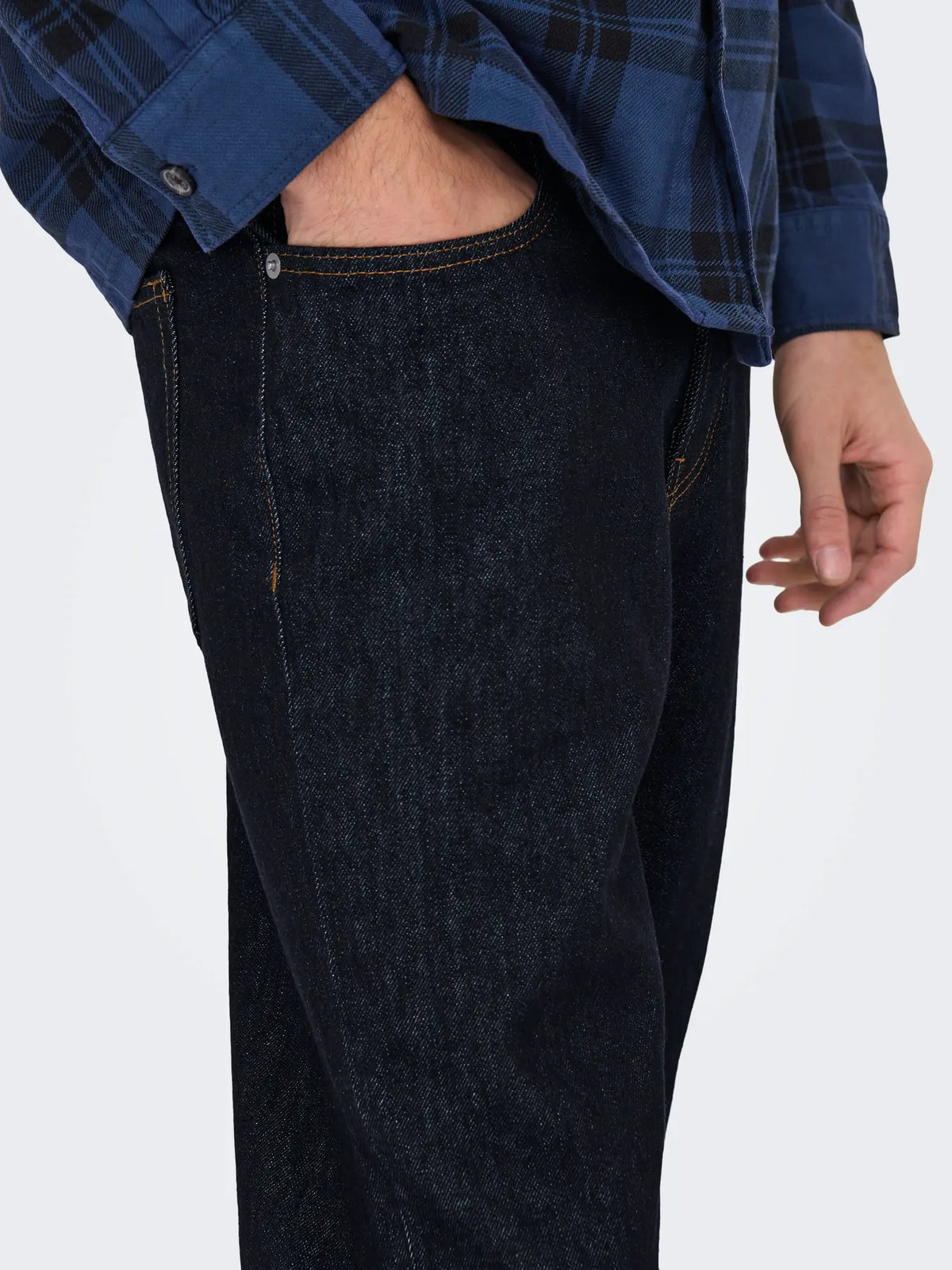 Jeans OnsEdge straight, lavaggio rinse