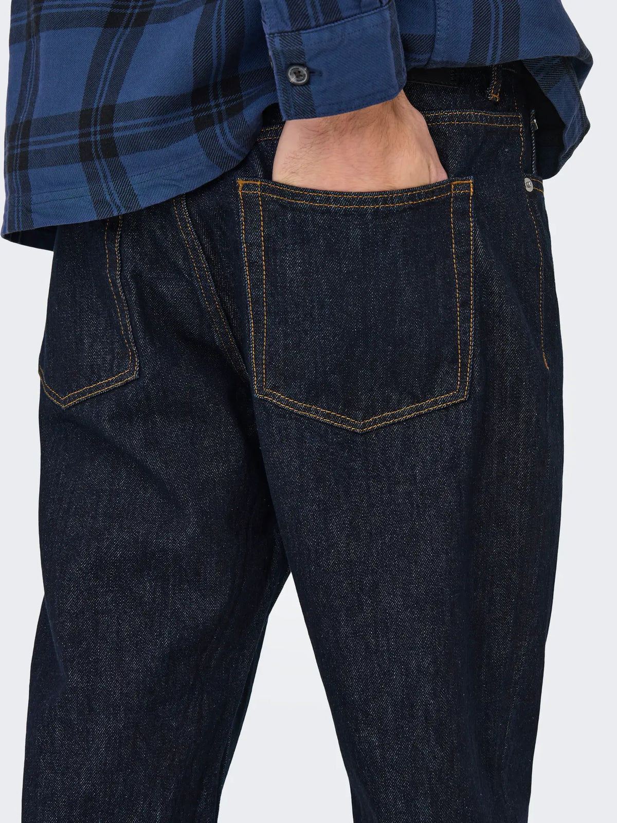 Jeans OnsEdge straight, lavaggio rinse