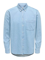 Camicia Onsorson in jeans azzurro