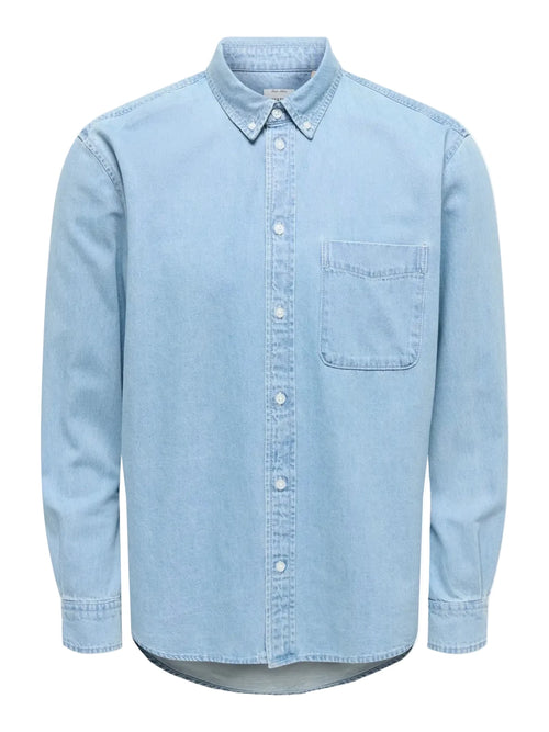 Camicia Onsorson in jeans azzurro