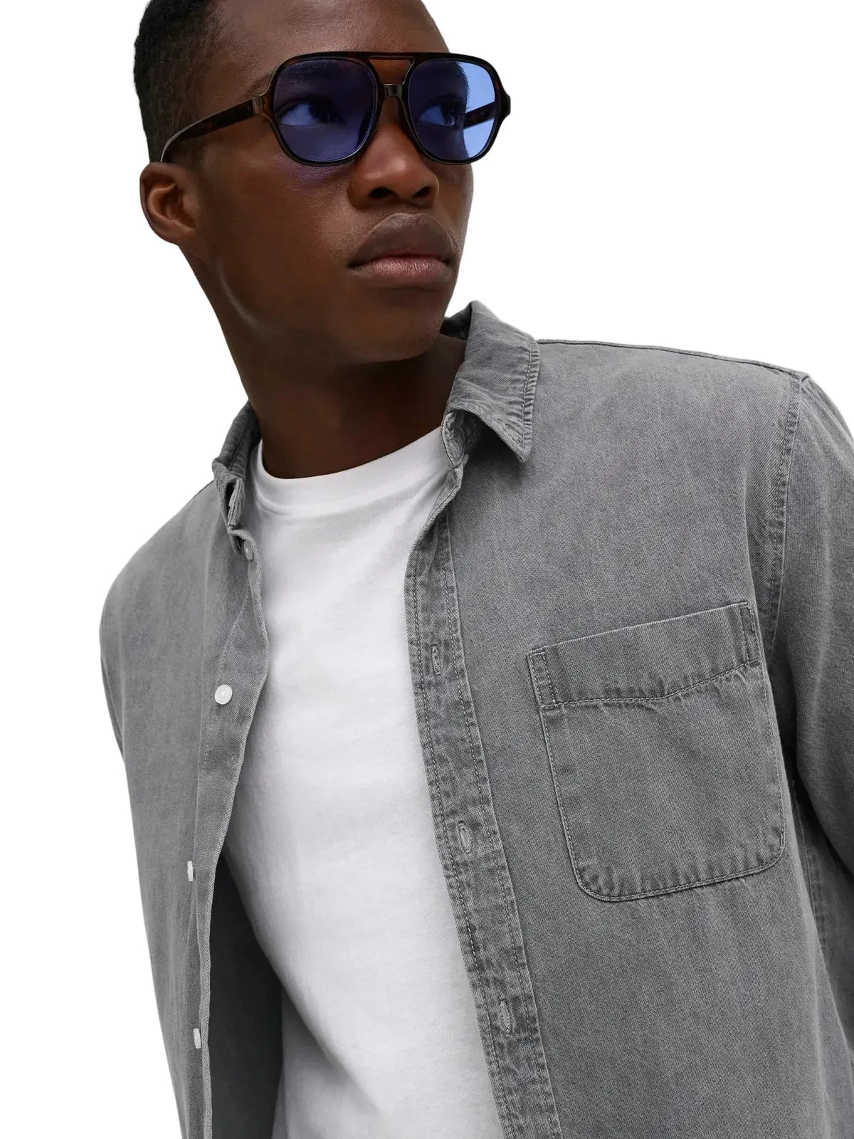Camicia Onsorson in jeans grigio