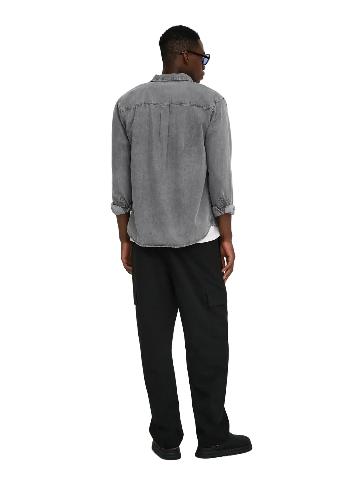 Camicia Onsorson in jeans grigio