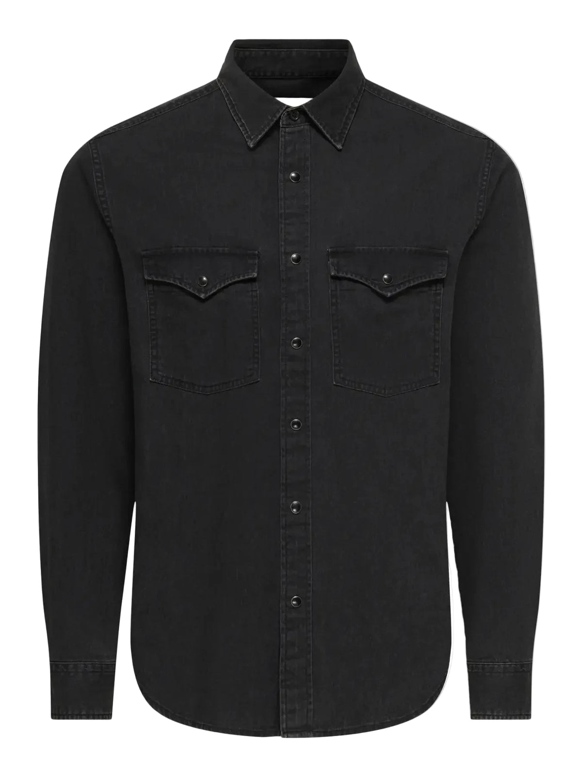 Camicia Onsray in jeans nero