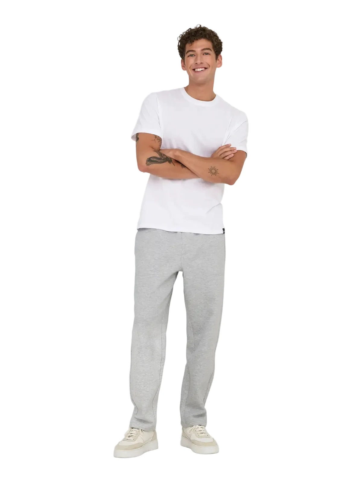 Pantaloni tuta Onsconnor straight fit grigio