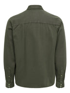 Camicia Onsray in jeans verde