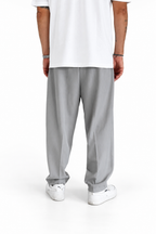 Pantalaccio Japan grigio chiaro fondo semi ampio