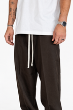 Pantalaccio Japan marrone fondo semi ampio