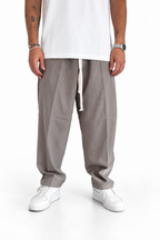 Pantalaccio Japan tortora fondo semi ampio