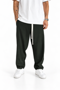 Pantalaccio Japan verde scuro fondo semi ampio