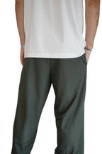 Pantalaccio Japan verde scuro fondo semi ampio